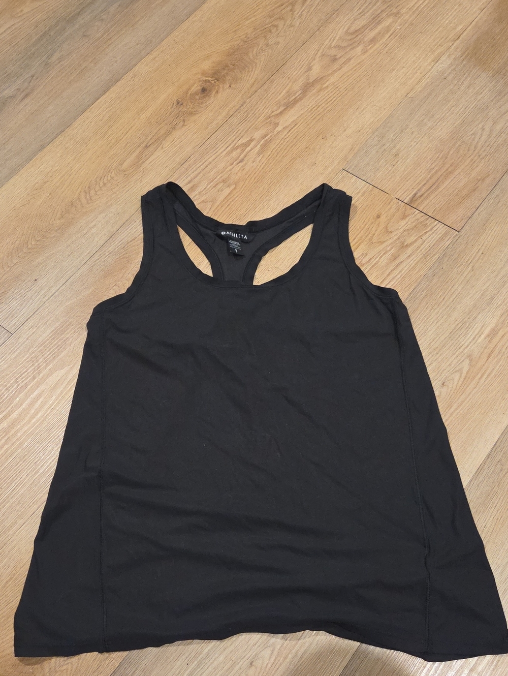 Athleta Black Racerback Performance Tank